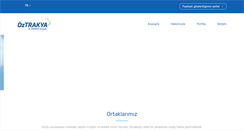 Desktop Screenshot of oztrakya.com.tr